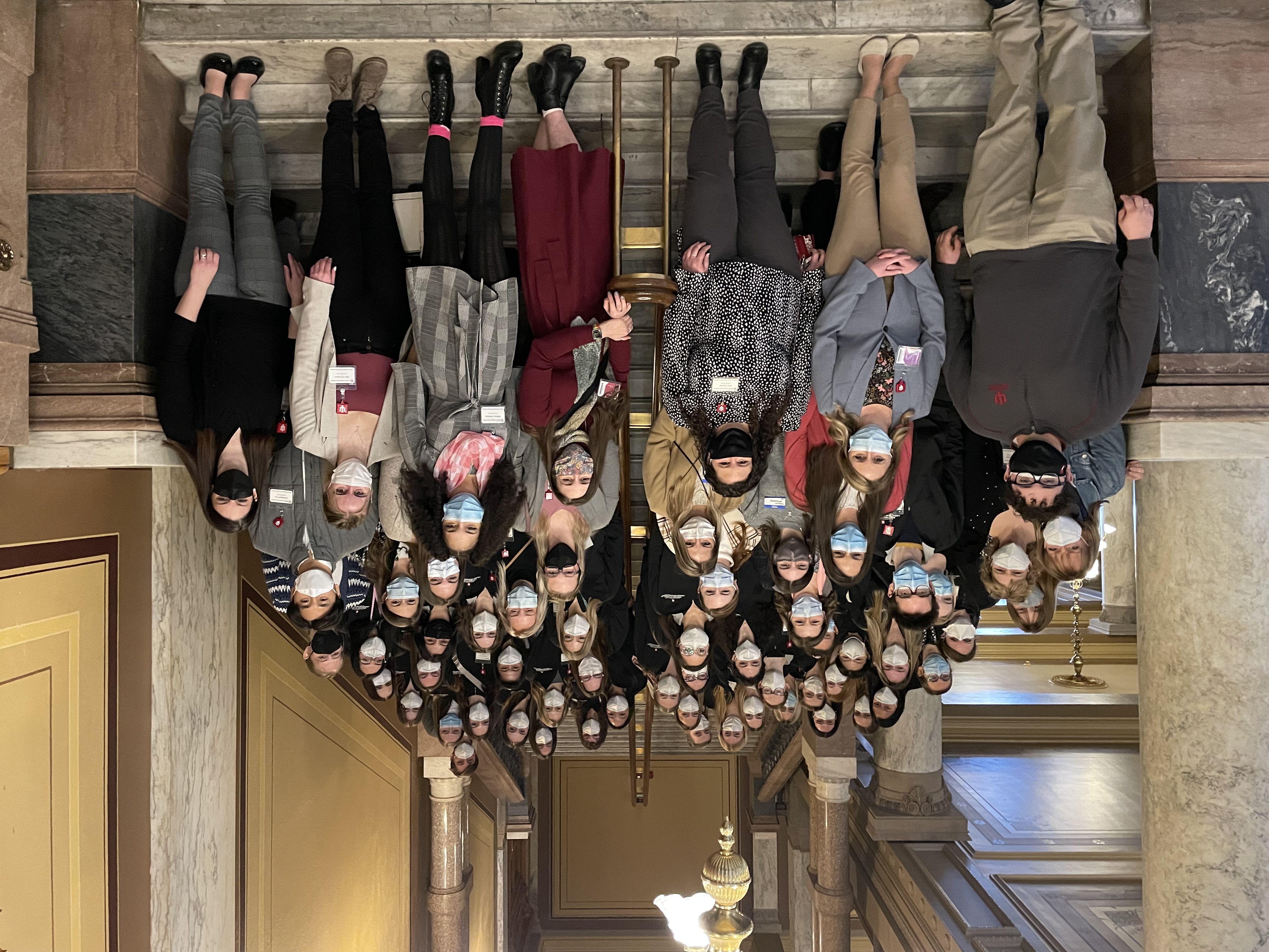 SLHS students advocate for clients at the annual legislative day at the Indiana State House